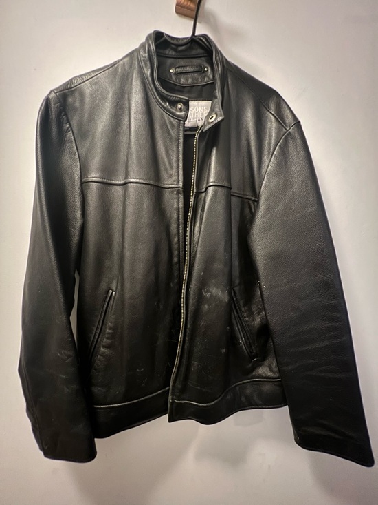 Wilsons Leather Other - Wilsons Leather Black Men's Bomber Jacket with Stand Collar